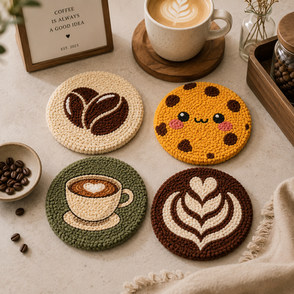 Punch Needle Coaster Kit