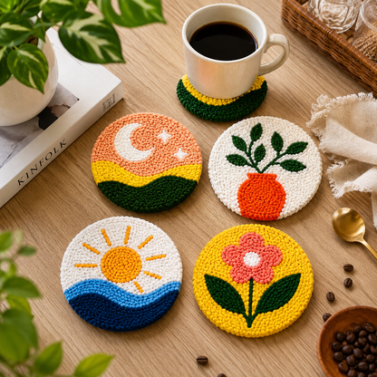 Punch Needle Coaster Kit