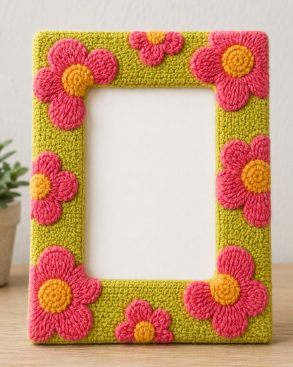 Punch Needle Photo Frame
