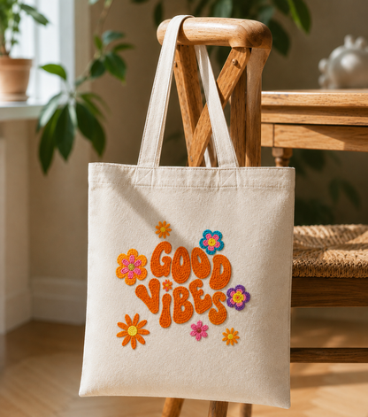 Punch Needle Tote Bag