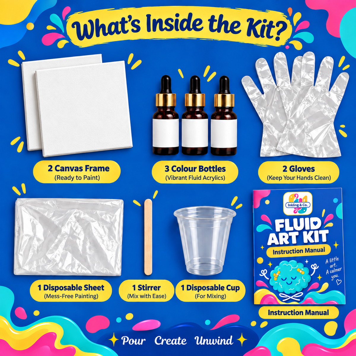 Fluid Art Kit – Sunlit Meadow