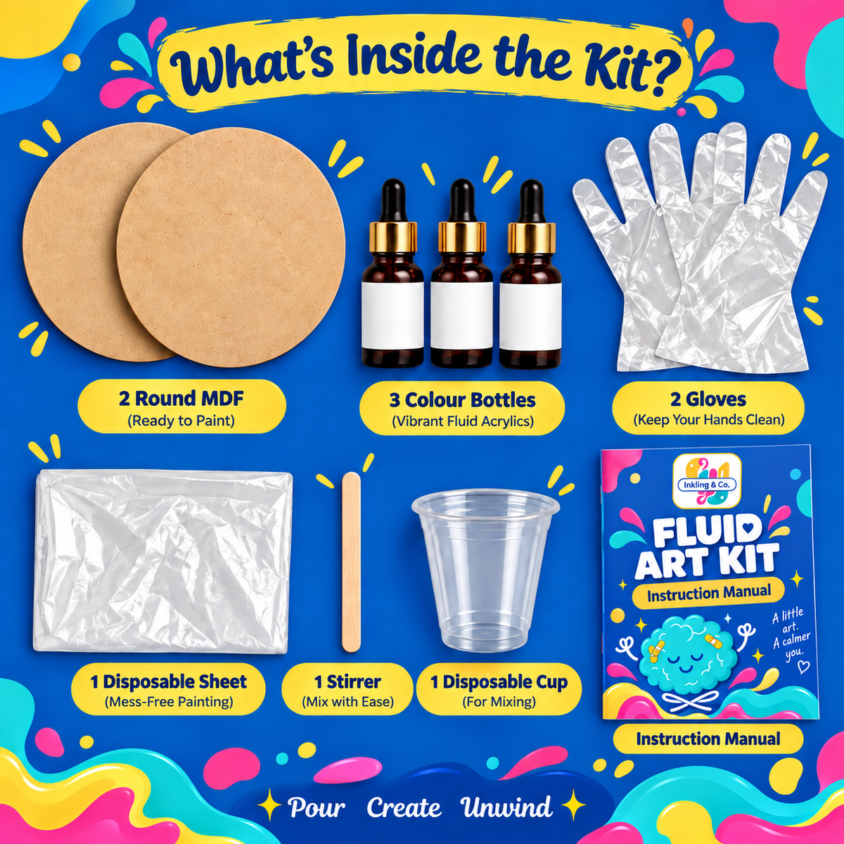Fluid Art Kit – Sunlit Meadow