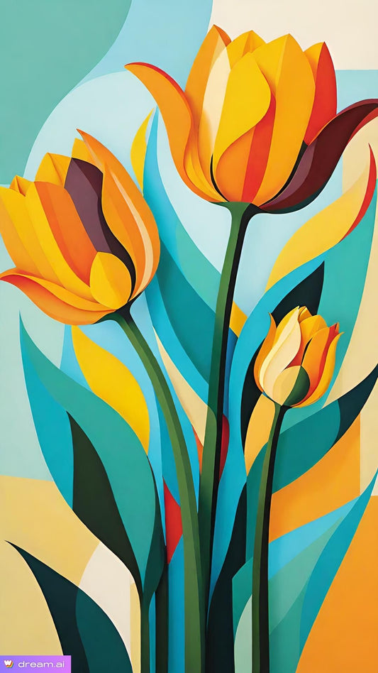 Paint by Number Abstract Kit– Intermediate