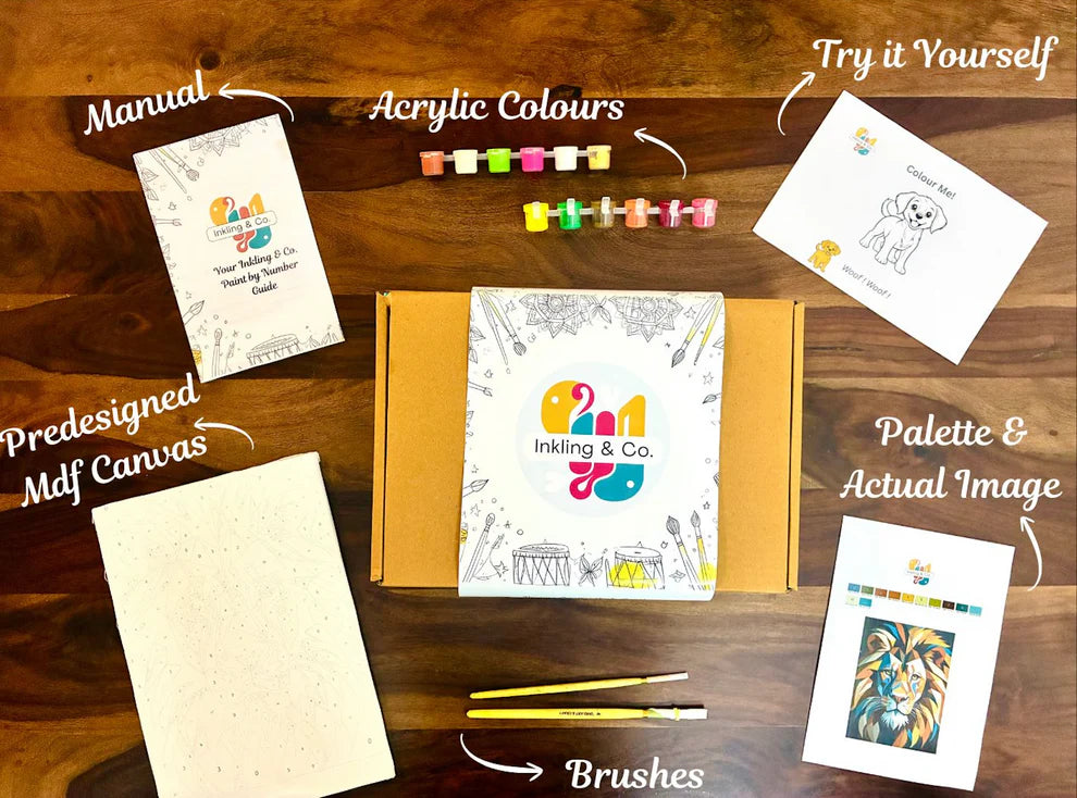 “Autumn Bridge” – Paint by Number Kit