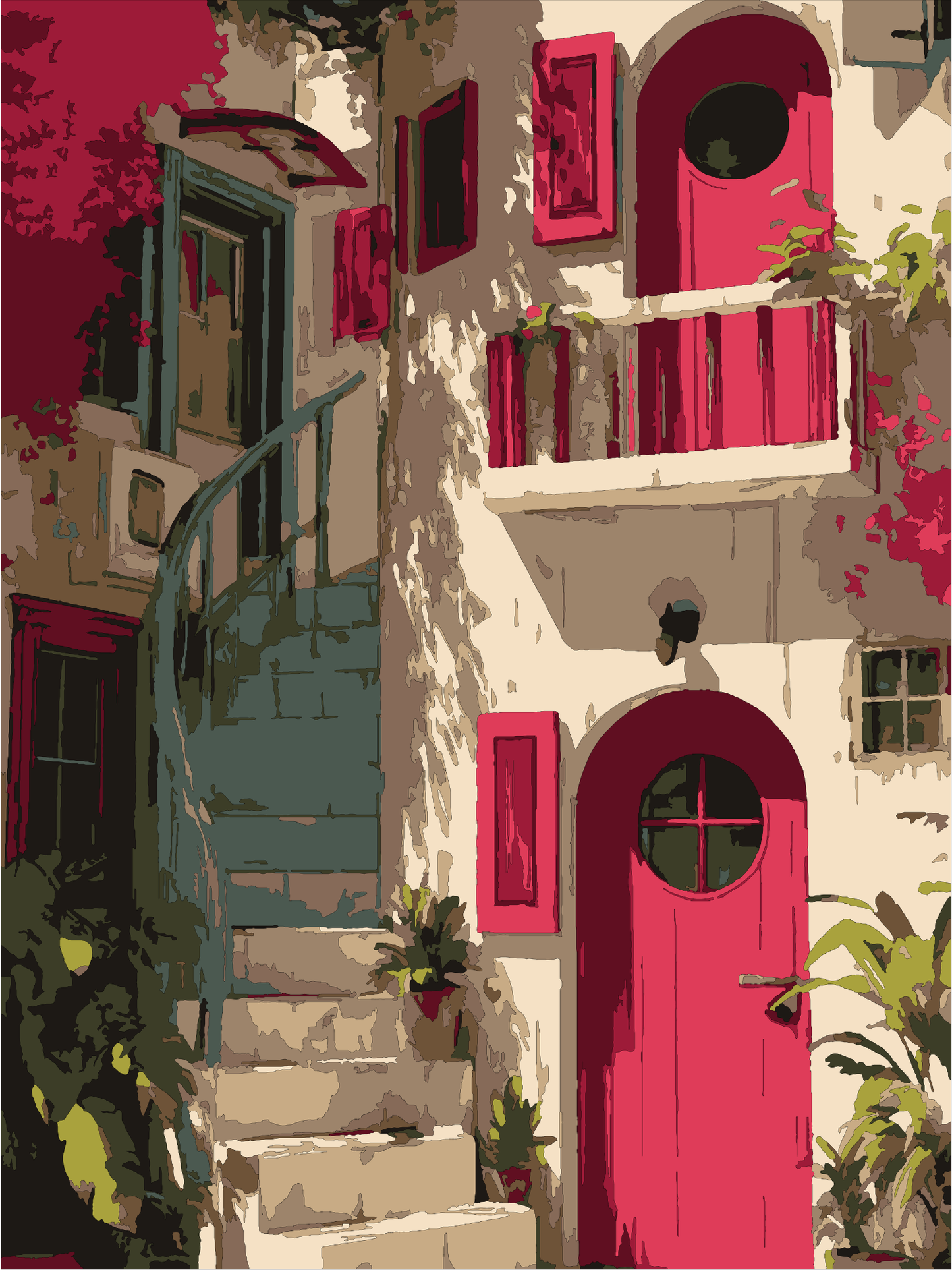 Crimson Courtyard