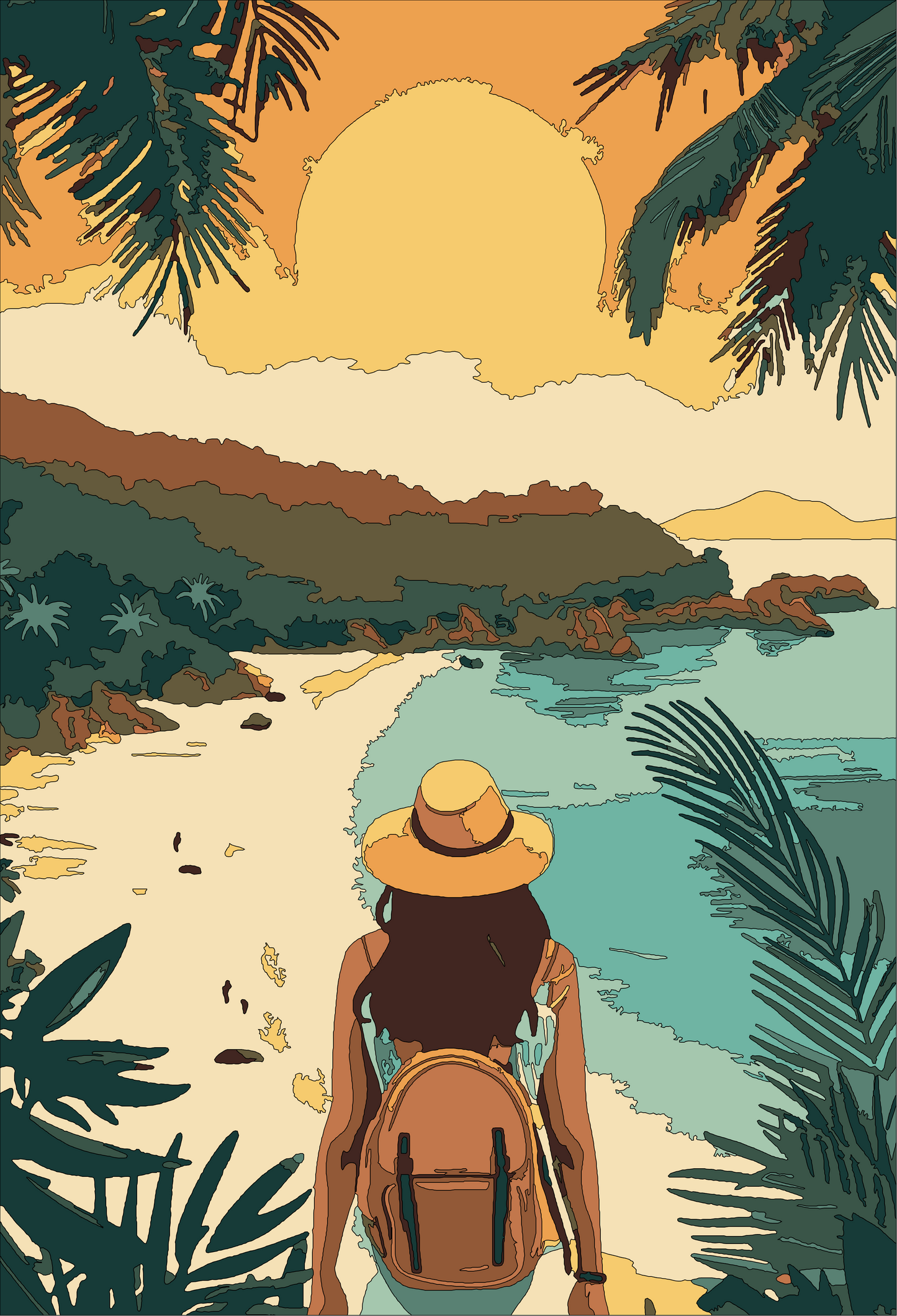 “Wanderlust Horizon”- Paint by Number Kit