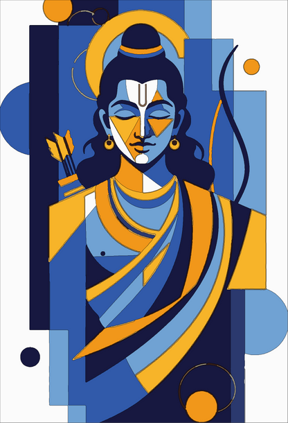 🏹 Calm Within Strength – Lord Ram